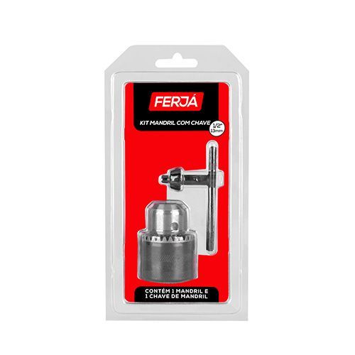 FERJA - MANDRIL 13MM 1/2 C/ CHAVE PRO**
